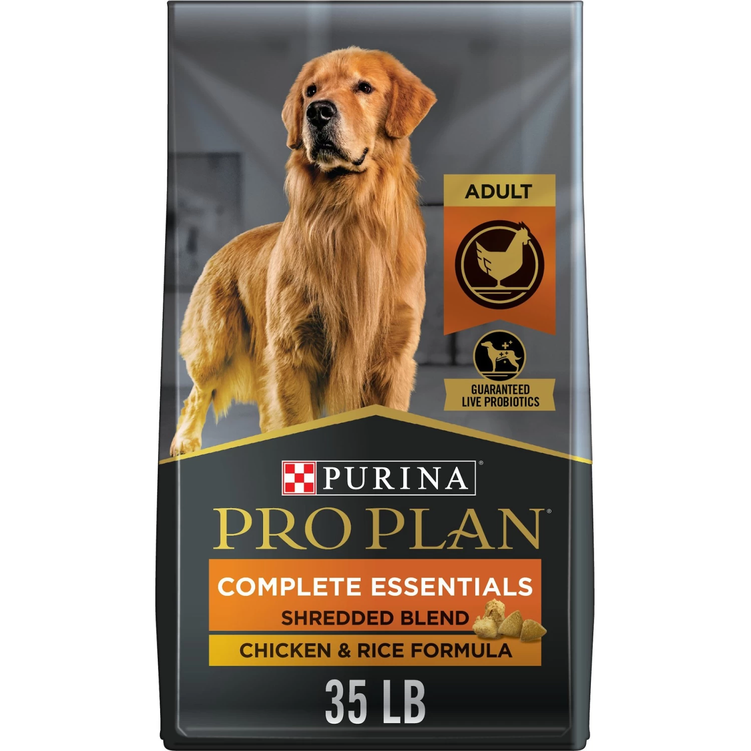 Purina Pro Plan High Protein Shredded Blend Chicken & Rice Formula With Probiotics Dry Dog Food