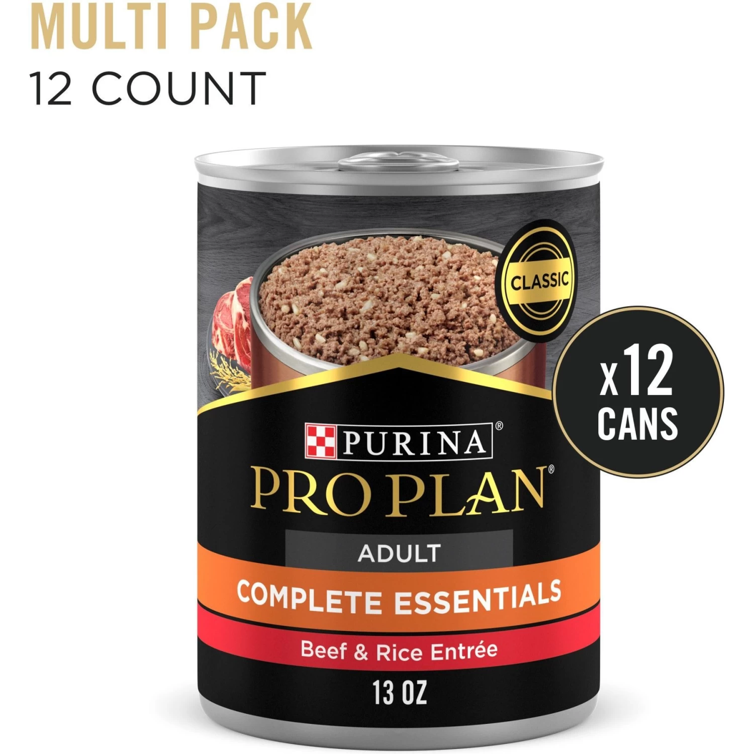 Purina Pro Plan Complete Essentials Beef & Rice Entree Wet Dog Food - Image 2