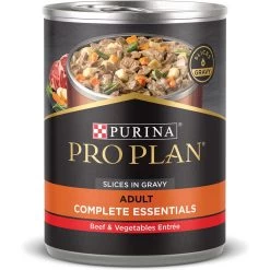 Purina Pro Plan Adult Beef & Vegetables Entree Slices In Gravy Canned Dog Food