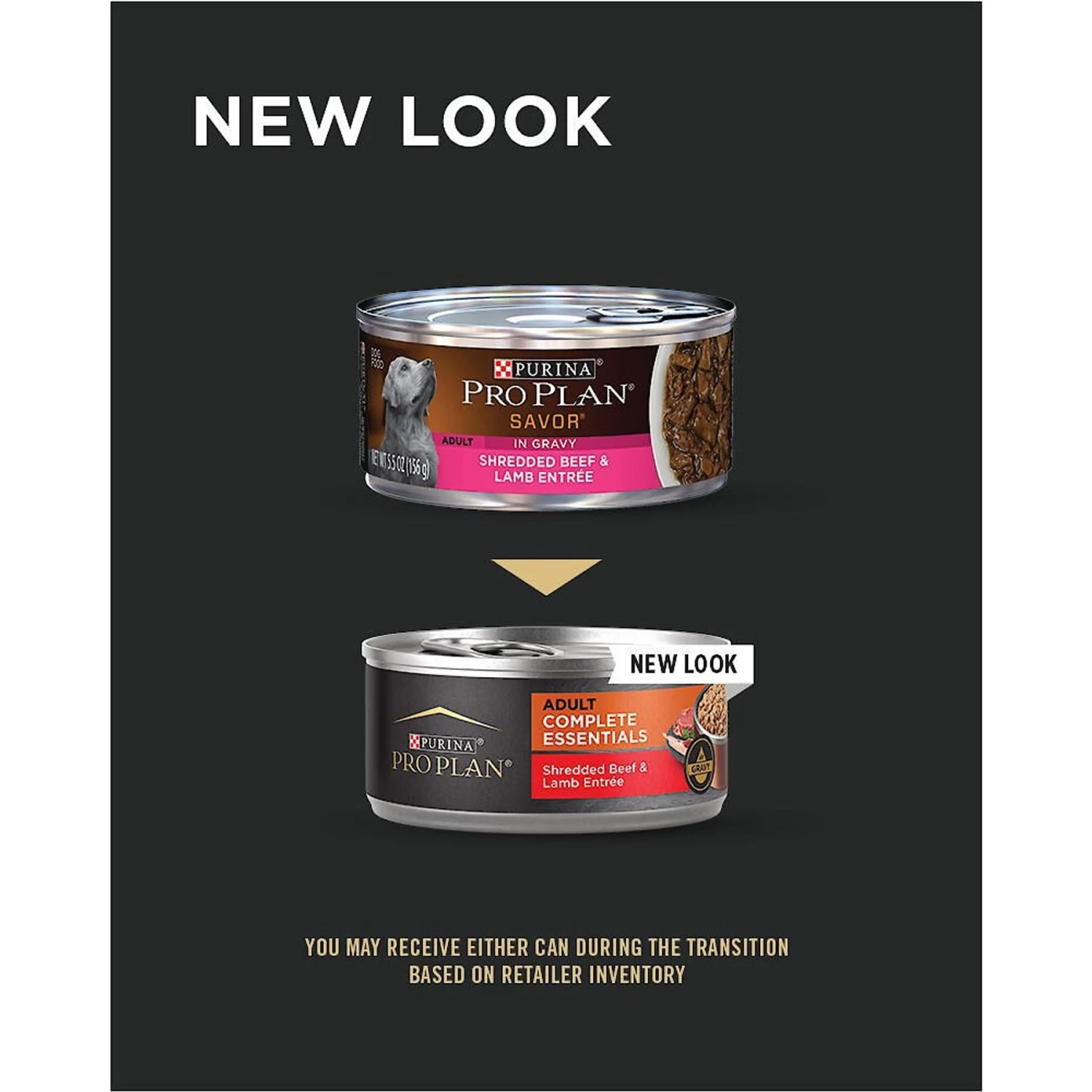 Purina Pro Plan Adult Shredded Beef & Lamb Entree In Gravy Canned Dog Food - Image 2