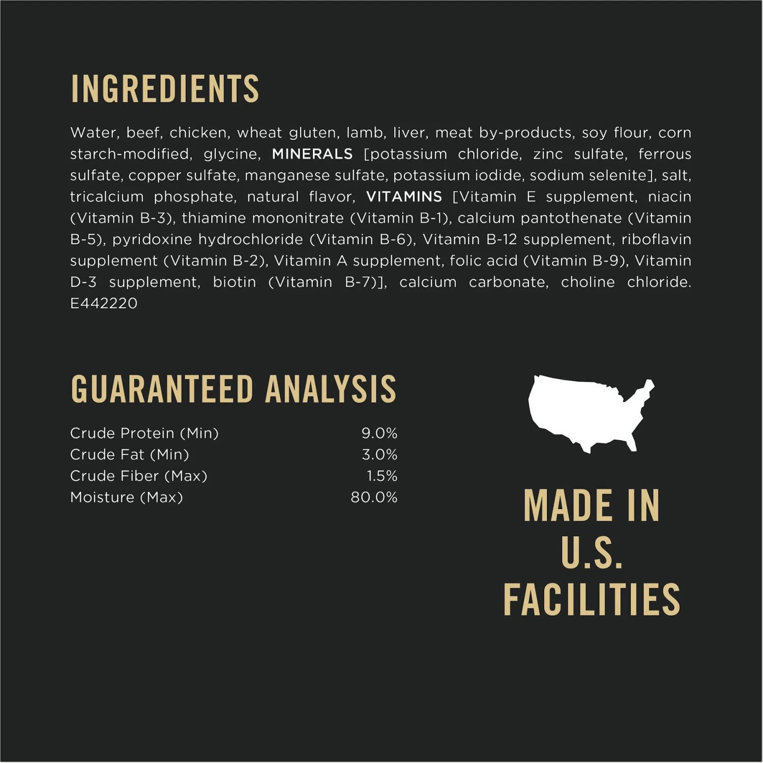 Purina Pro Plan Adult Shredded Beef & Lamb Entree In Gravy Canned Dog Food - Image 5