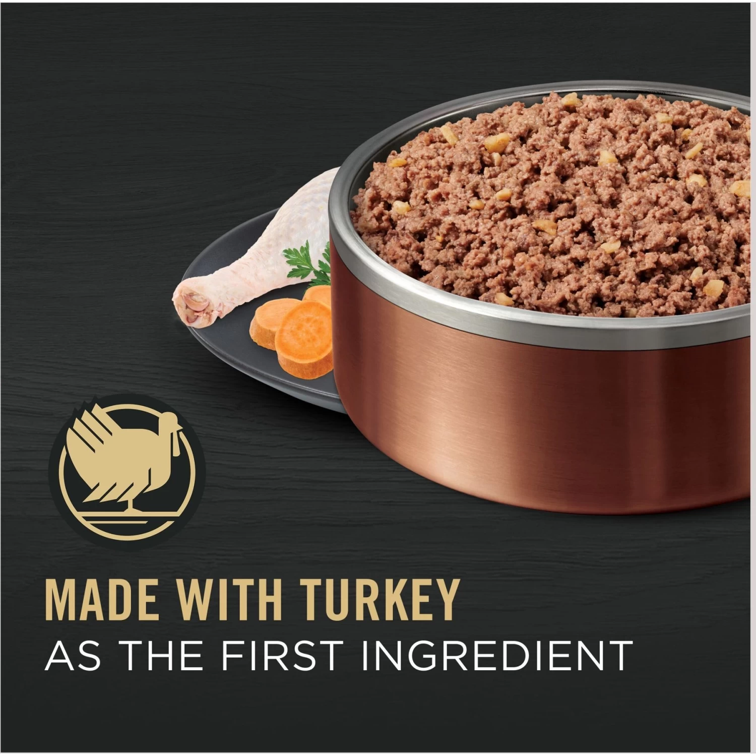 Purina Pro Plan Savor Adult Grain-Free Classic Turkey & Sweet Potato Entree Canned Dog Food - Image 3