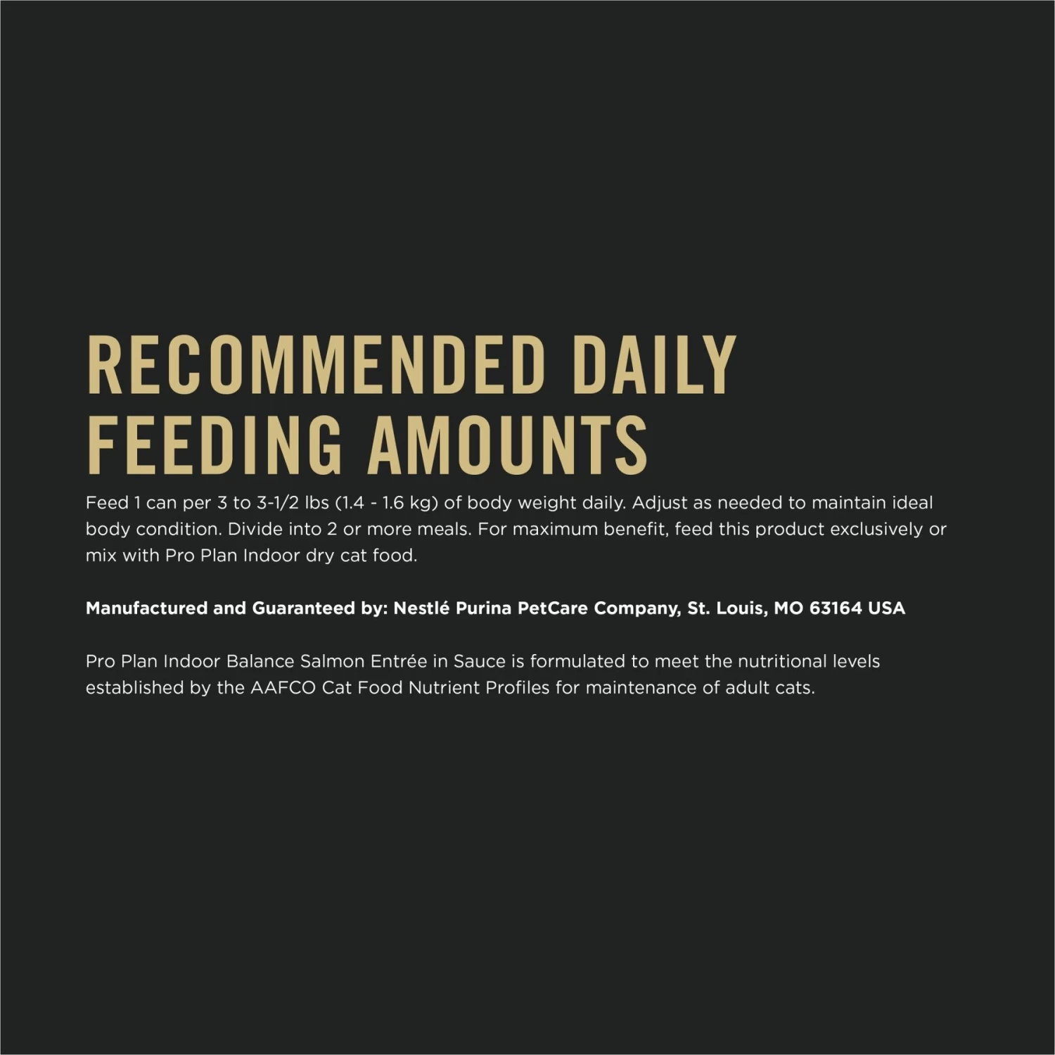 Purina Pro Plan Focus Adult Indoor Care Salmon & Rice Entree In Sauce Canned Cat Food - Image 8