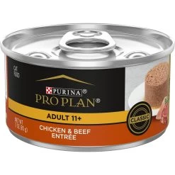 Purina Pro Plan Focus Adult 11+ Classic Chicken & Beef Entree Canned Cat Food