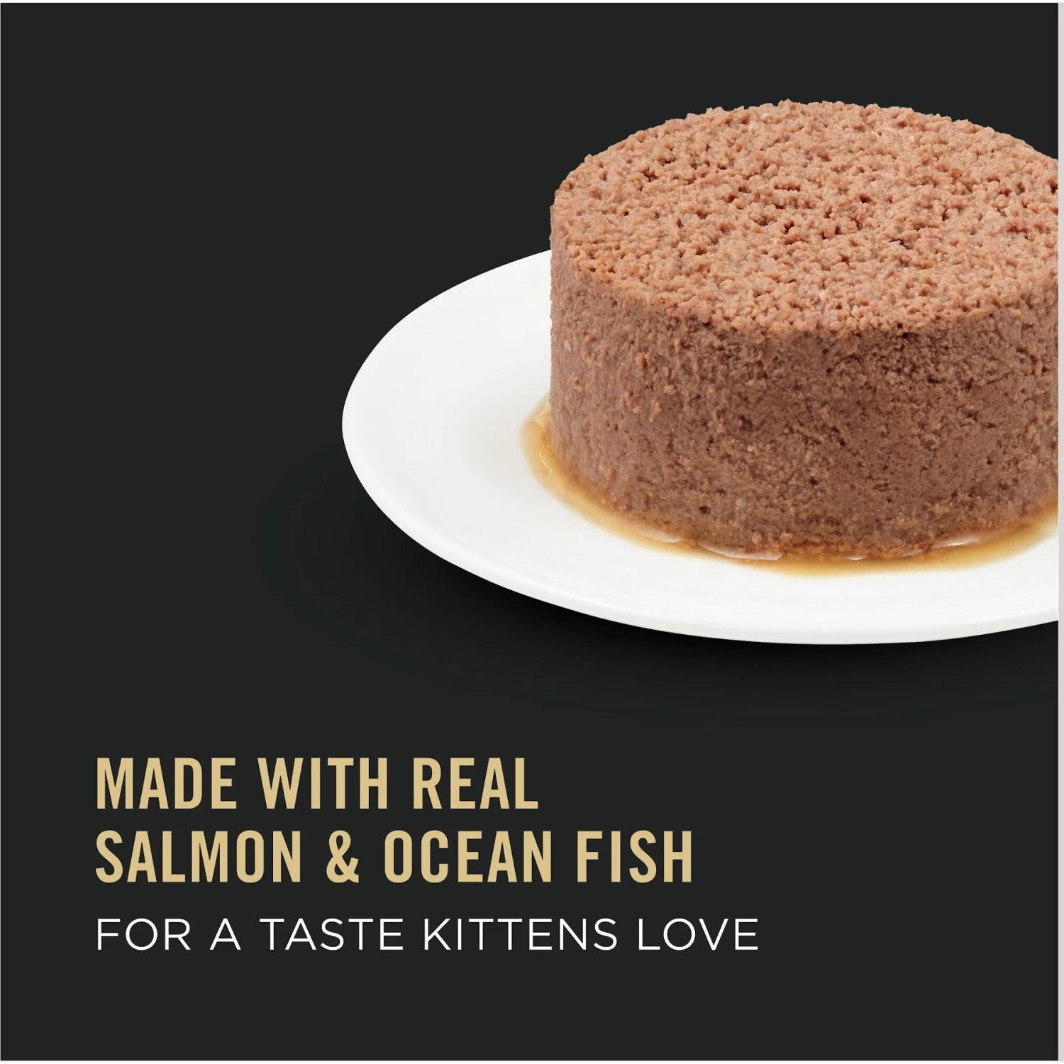 Purina Pro Plan Kitten Classic Salmon & Ocean Fish Entree Canned Cat Food - Image 2