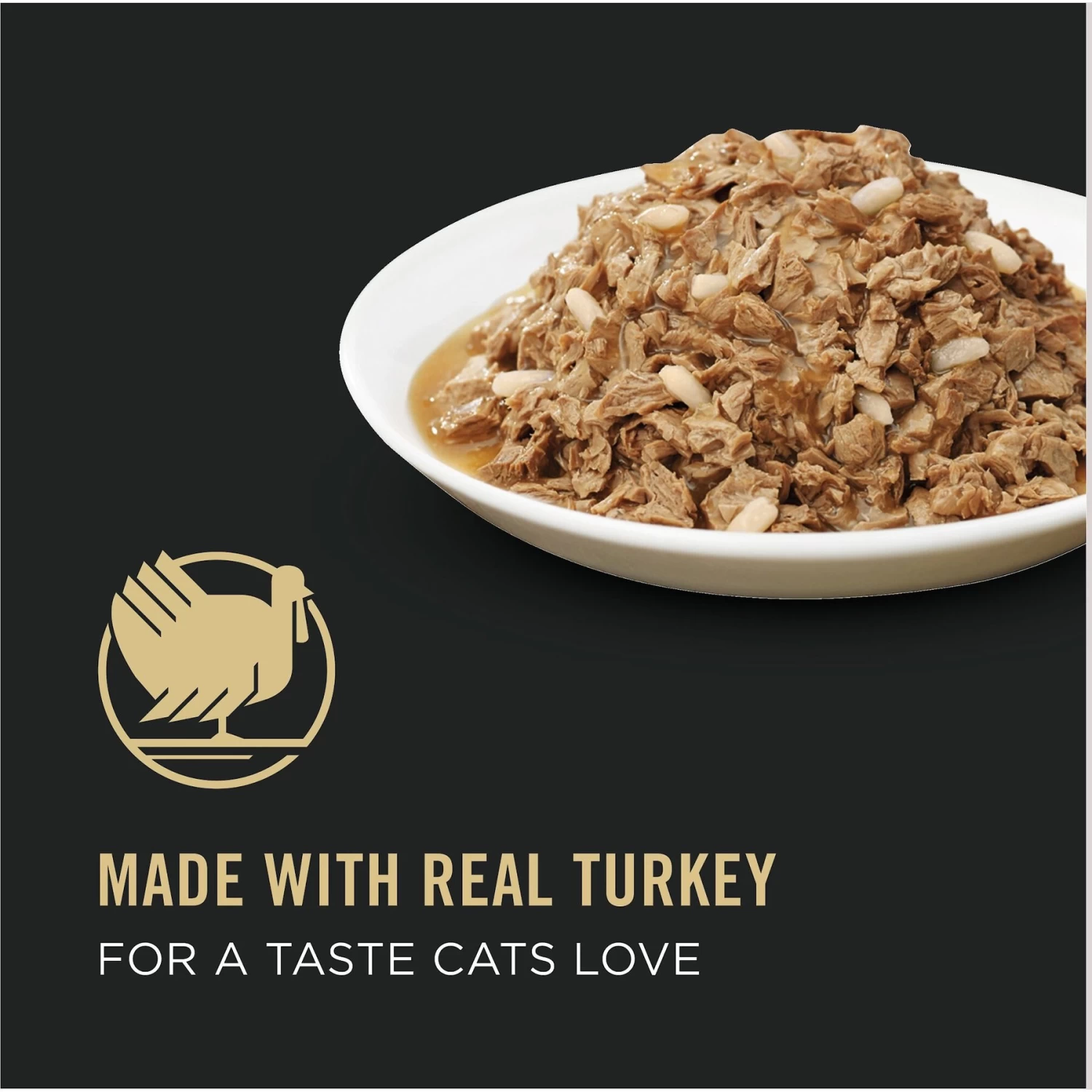 Purina Pro Plan Adult Turkey & Rice Entree In Gravy Canned Cat Food - Image 2
