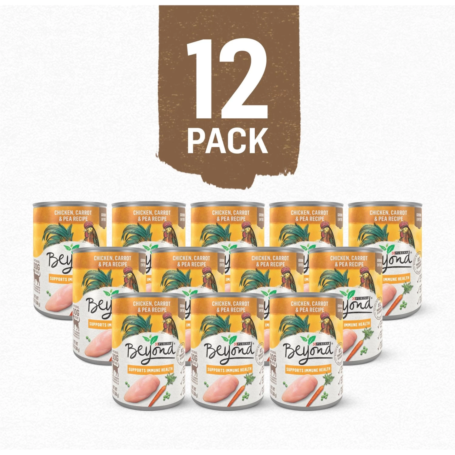 Purina Beyond Chicken, Carrot & Pea Recipe Ground Entrée Grain-Free Canned Dog Food - Image 2