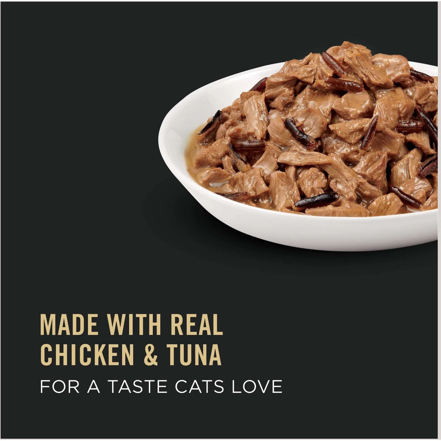 Purina Pro Plan Chicken, Tuna & Wild Rice Entree In Sauce Canned Cat Food - Image 2