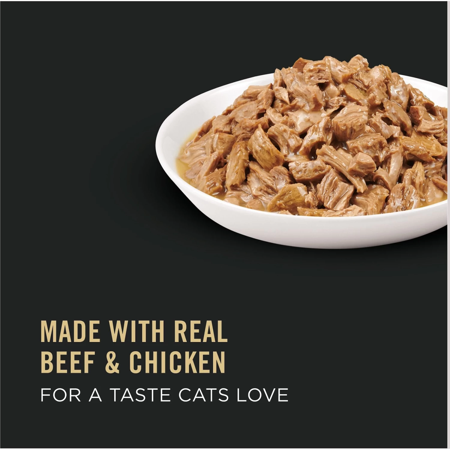 Purina Pro Plan Beef & Chicken Entree In Gravy Canned Cat Food - Image 2