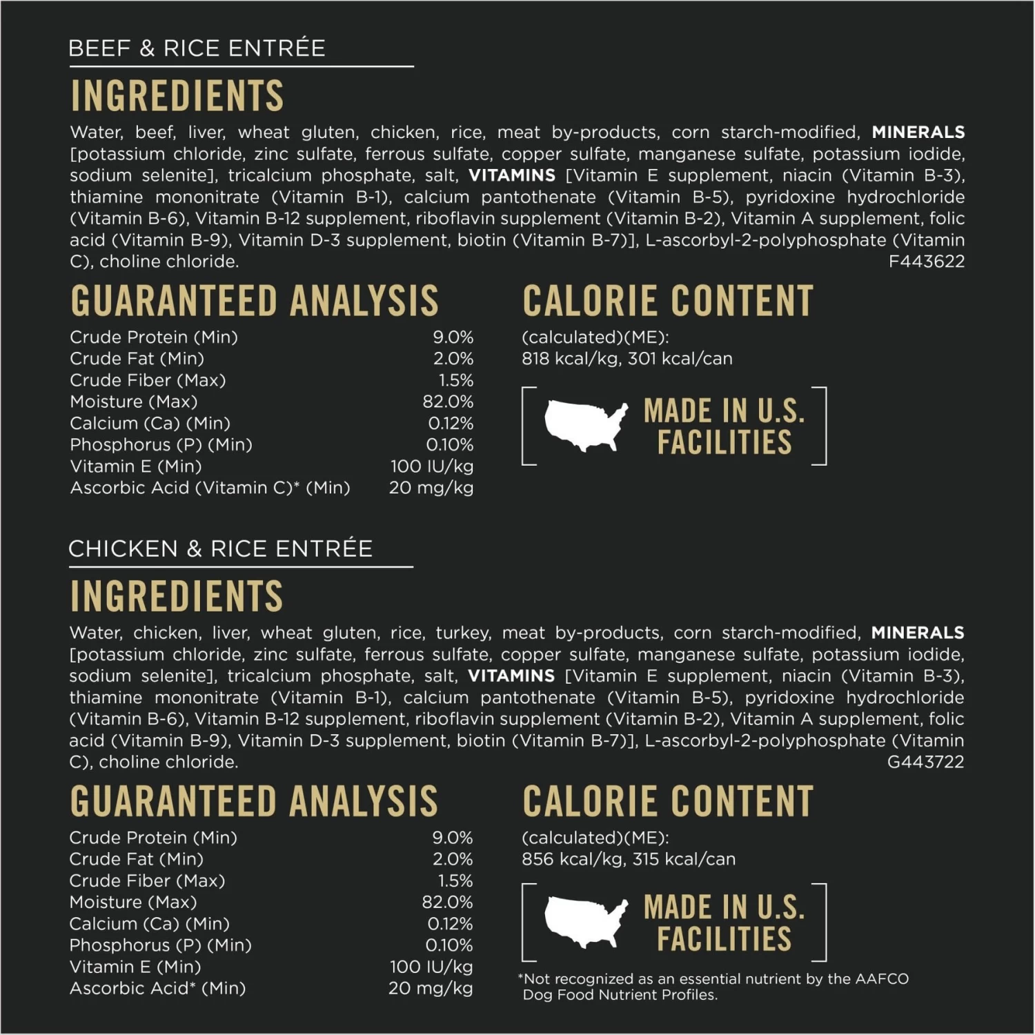 Purina Pro Plan Specialized Variety Pack Adult Large Breed High Protein Chicken & Rice, Beef & Rice In Gravy Wet Dog Food, 13-oz Can, Case Of 12 - Image 6