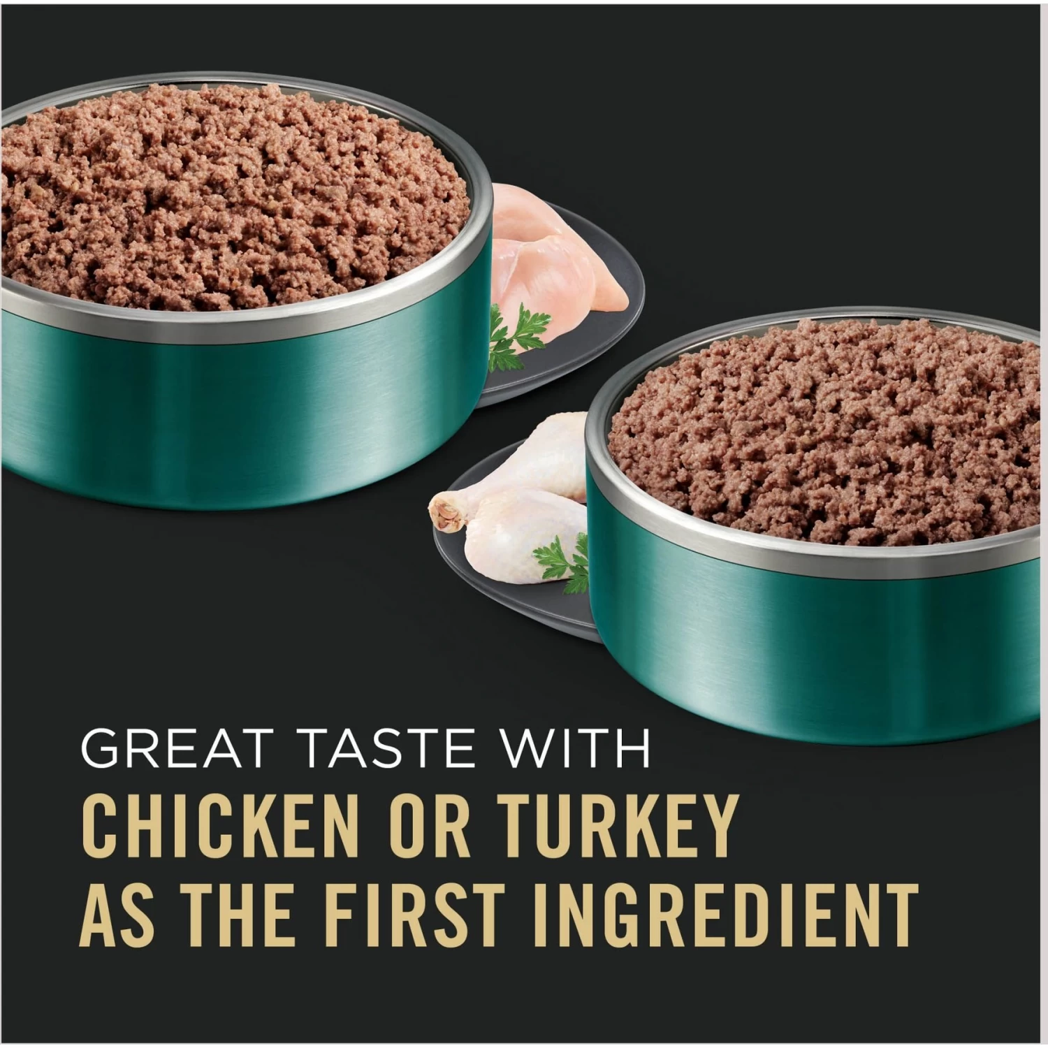 Purina Pro Plan Development Variety Pack Puppy Grain-Free Chicken Entree & Turkey Entree Wet Dog Food, 13-oz Can, Case Of 12 - Image 3