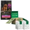 Purina Pro Plan Puppy Sensitive Skin & Stomach Salmon & Rice Dry Dog Food & Greenies Regular Dental Dog Treats