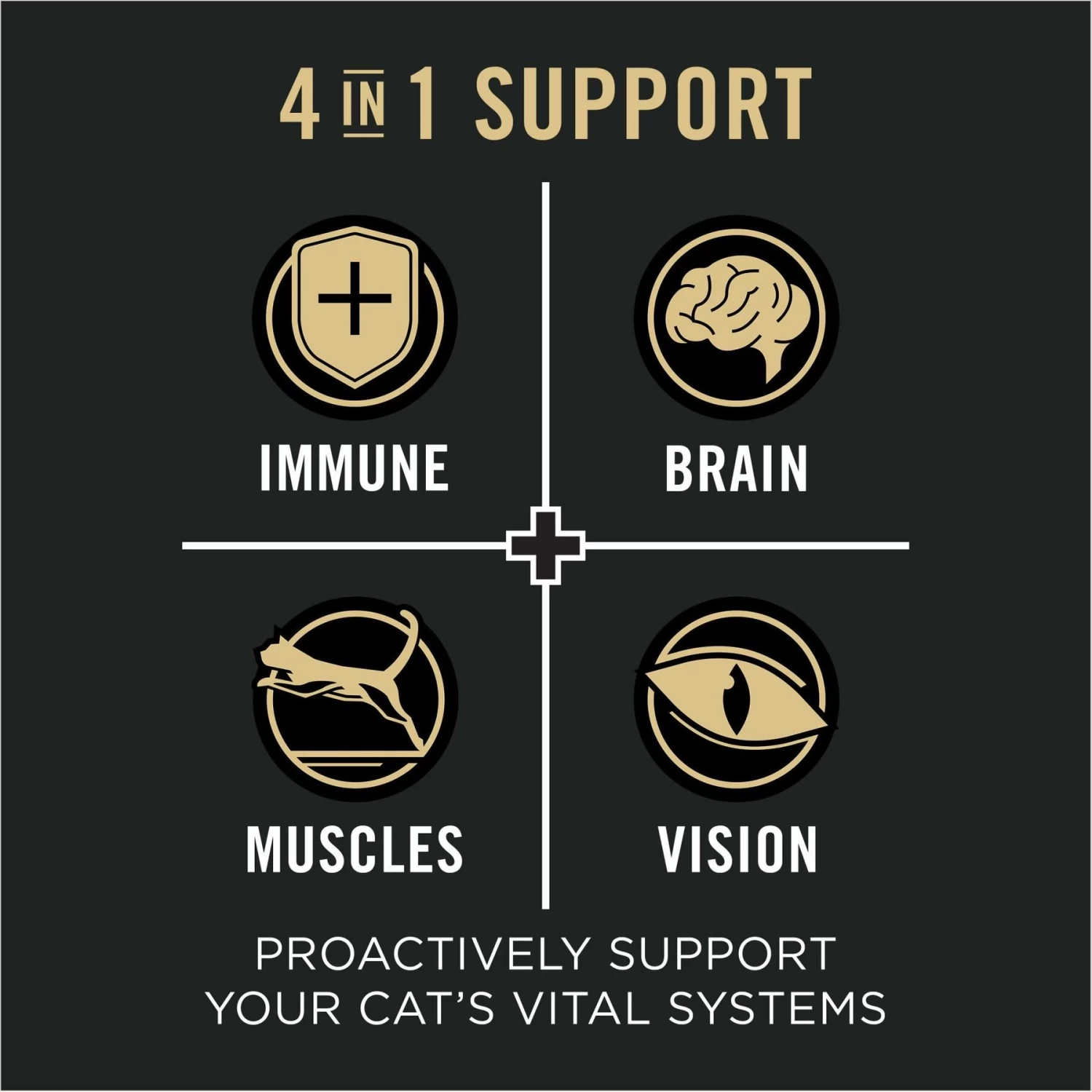 Purina Pro Plan Vital Systems Beef Entree In Wet Cat Food Gravy, 3-oz Can, Case Of 24 - Image 3