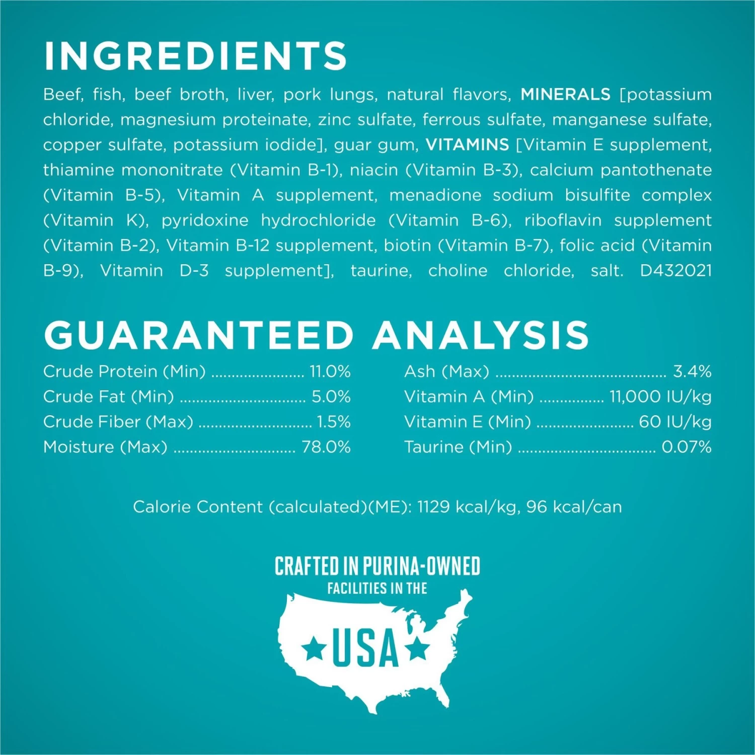 Purina ONE Beef Recipe Pate Grain-Free Natural High Protein Canned Cat Food - Image 5