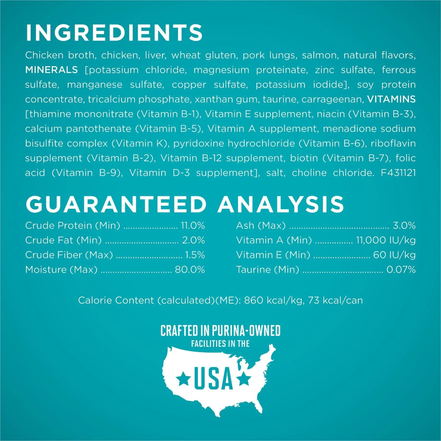 Purina ONE True Instinct Chicken Recipe In Gravy Natural High Protein Canned Cat Food, 3-oz, Case Of 24 - Image 5