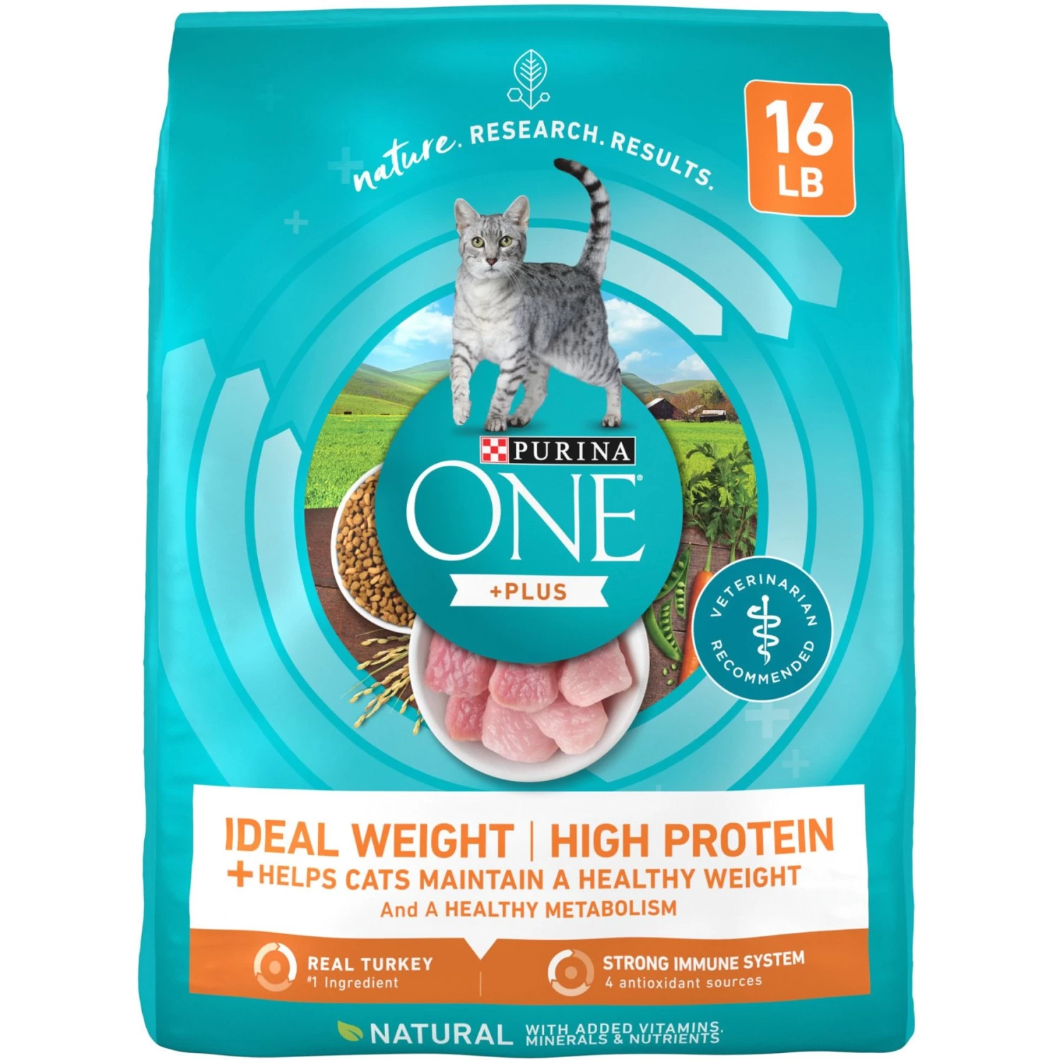 Purina ONE +Plus Ideal Weight Natural High Protein Adult Dry Cat Food