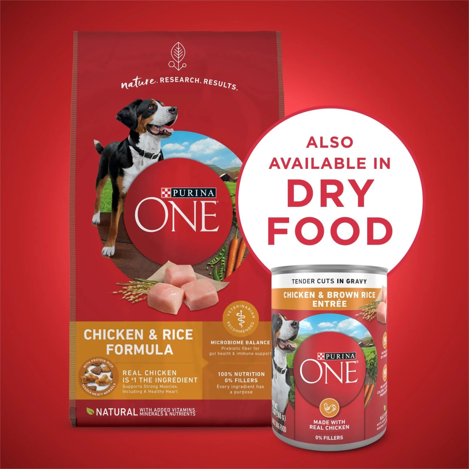 Purina ONE SmartBlend Tender Cuts In Gravy Chicken & Brown Rice Entree Adult Canned Dog Food - Image 7
