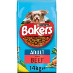 Purina Bakers Beef With Vegetables Dry Dog Food 14kg