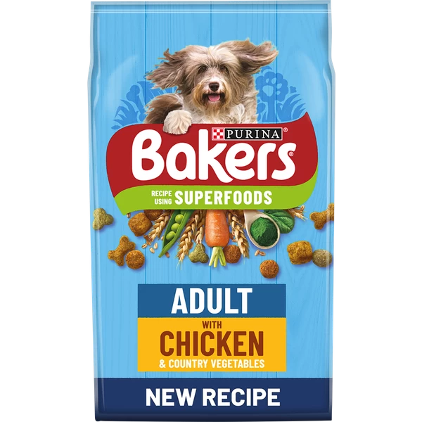Purina Bakers Chicken With Vegetables Dry Dog Food 14kg