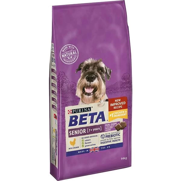 Purina Beta Senior Dry Dog Food Chicken 14kg - Image 3
