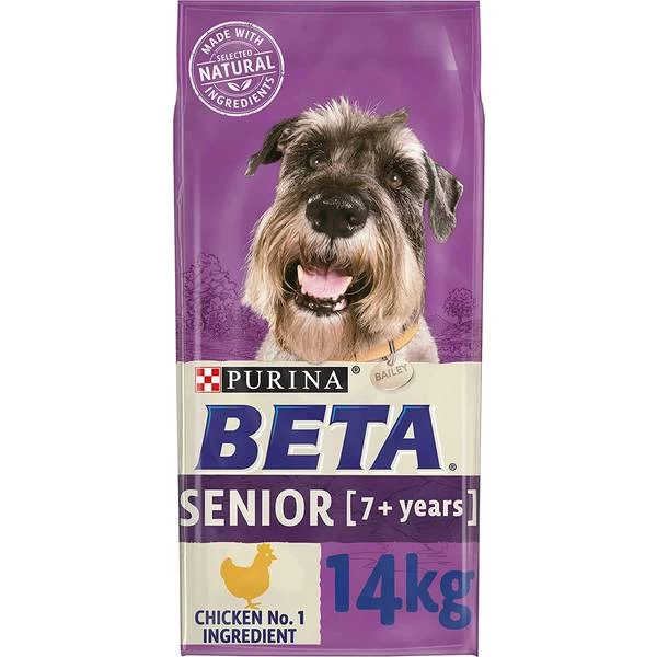 Purina Beta Senior Dry Dog Food Chicken 14kg