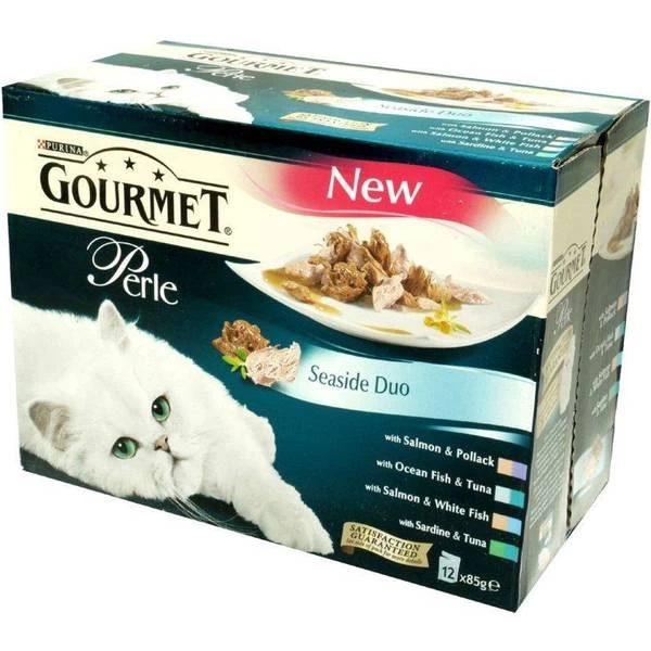 Purina Gourmet Perle Seaside Duo Mini Fillets In Gravy 12x85g - Image 2