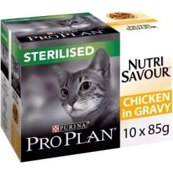 Purina NutriSavour Sterilised Adult Wet Cat Food Pouches Chicken